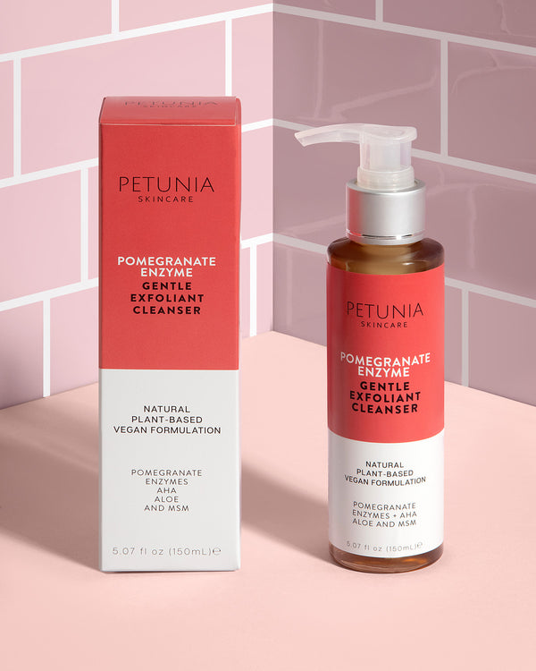 Petunia Skincare Pomegranate Enzyme Gentle Exfoliant Cleanser